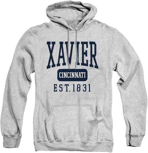 Vista 192 de LOGOVISION Colección de sudaderas con capucha unisex con diseño oficial de Collegiate Est. Date para hombres y mujeres