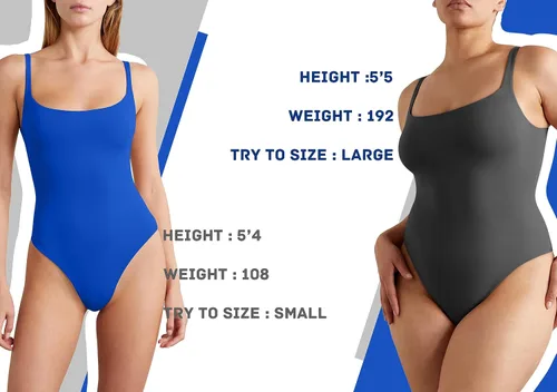 Vista 4 de HYZ Leotardo de 2 piezas para mujer, cuello cuadrado, sin mangas, espalda descubierta, con tanga