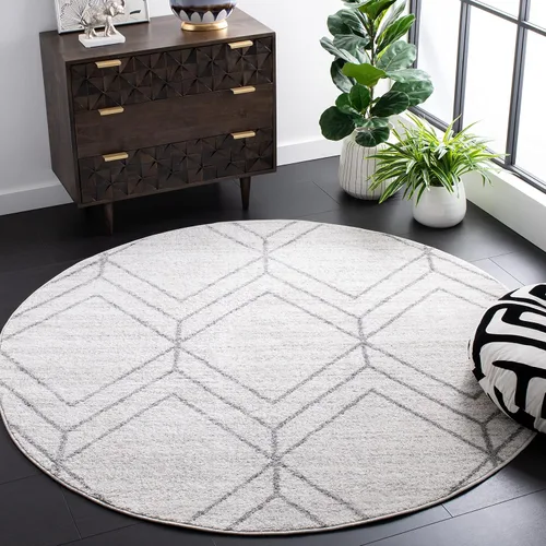 Vista 53 de SAFAVIEH Adirondack Collection - Alfombra decorativa, 2 x 3 pies, color negro y marfil, diseño geométrico moderno, no desprende pelusa y de fácil