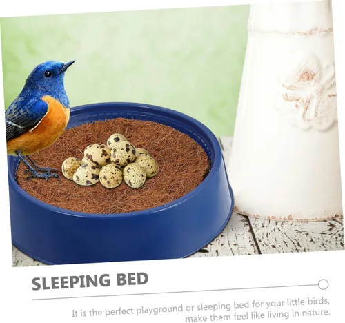 Vista 7 de 1 juego de almohadillas compactas para nido de pájaros, accesorios de anidación de palomas reemplazables para cría de eclosión adecuadas para jaula
