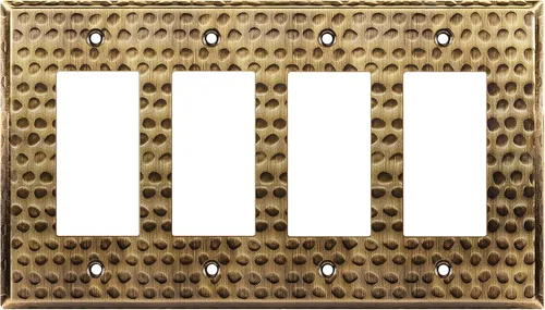 Vista 47 de LIDER Placa decorativa de pared de metal para interruptor o receptáculo, cubierta de salida de acero inoxidable, resistente a la corrosión