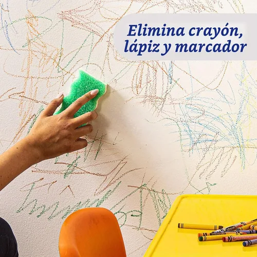 Vista 9 de Scrub Daddy Eraser Daddy 10x, esponja mágica para paredes pintadas, limpiador de zócalos, esponjas de melamina, almohadillas de limpieza de doble