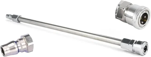 Vista 6 de Conector rápido de aire a varilla de extensión de máquina hembra 3XLR para máquina recíproca de primera calidad, accesorios para herramientas
