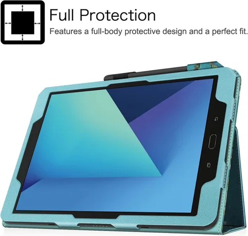 Vista 5 de Fintie, funda tipo libro Samsung Tab S3 9.7, Z-flor