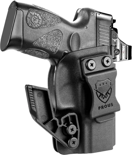 Vista 8 de PROUS Funda Kydex IWB Select para Echelon/Hellcat Pro/Hellcat, S&W Bodyguard 2.0/M&P 9/.40, Glock 17/19/43X MOS, Sig P365/P320 M17 M18, Taurus