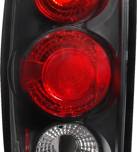 Vista 6 de SPEC-D TUNING Luces traseras de carcasa negra compatibles con Ford Explorer 1998-2001, Mercury Mountaineer 1998-2001, conjunto de par izquierdo +