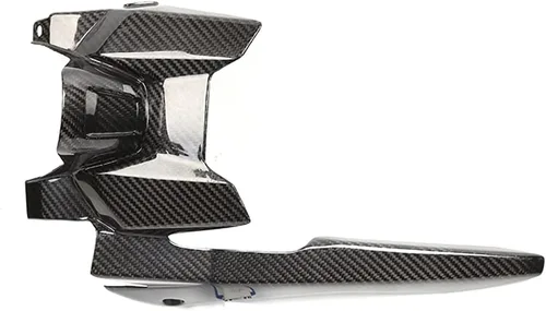 Vista 4 de Cubierta protectora de cadena de guardabarros de fibra de carbono para motocicleta para Yamaha MT07 MT 07 MT-07 MT-07 2014-2020