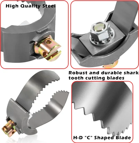 Vista 4 de 52822 Modelo T-232 H-D 3" C Cortador Acoplador de Cable