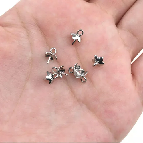 Vista 3 de Clavijas de tornillo de ojo de 0.295 in de diámetro, parte superior elegante para evitar rayones, hilos resistentes, fácil conexión, conector