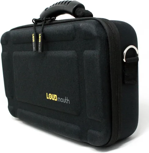 Vista 8 de LOUDmouth Funda de micrófono inalámbrico dual Caja de almacenamiento de EVA de viaje dura para dos micrófonos inalámbricos Estuche de transporte