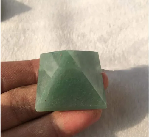 Vista 17 de StoneStory Estatua de cristal curativo de pirámide de ojo de tigre natural, piedra preciosa espiritual de reiki (ojo de tigre, 2.0 x 1.6 in)