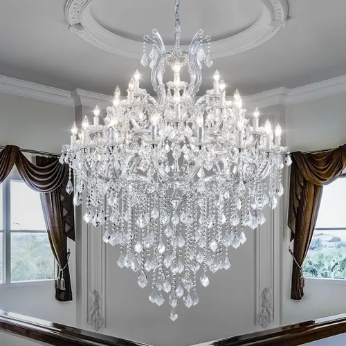 Vista 10 de Candelabros modernos de cristal para comedor, pequeños cristales para dormitorio, comedor, pasillo, isla de cocina, baño, armario