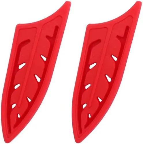 Vista 37 de XYJ Juego de 2 fundas para cuchillos de seguridad, protector de bordes de cuchillos, funda universal para cuchillos, pelado, funda de cuchillo