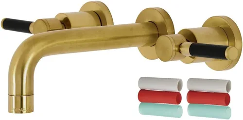 Vista 13 de Kingston Brass KS8122DKL Kaiser - Grifo de baño (latón pulido)