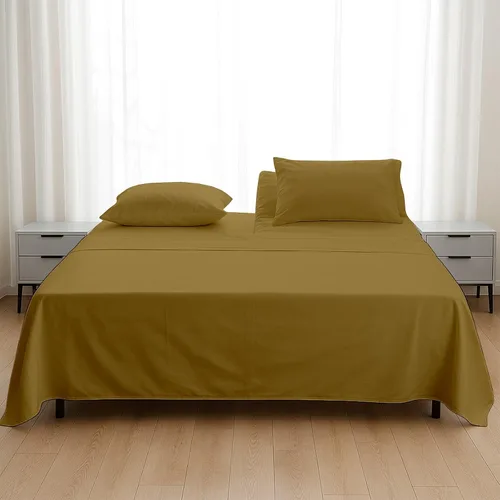 Vista 26 de Juego de sábanas con bolsillo extra profundo individual XL, sábanas y fundas de almohada de 4 piezas, lujosas, ultrasuaves, refrescantes, bolsillo