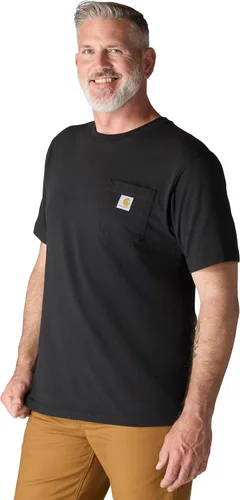 Vista 8 de Carhartt Camiseta con bolsillo Iconic K87 para hombre Negro