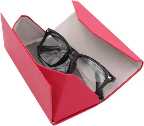 Vista 131 de Real Sic Funda para lentes de sol para hombres y mujeres, soporte magnético plegable para lentes de sol, inspirado en el color sólido