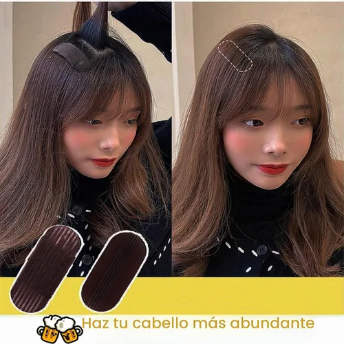 Vista 3 de Base de pelo Esponja Clip invisible peine Bump It Up Herramienta de volumen Almohadillas falsas Inserción de pelo Bump Styling Insertar extensiones