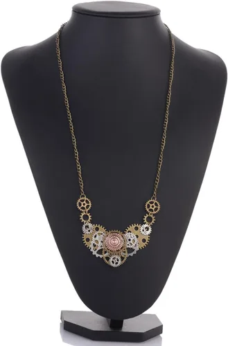 Vista 5 de Surtido de dijes con estilo Steampunk Y&Y (ruedas, engranajes o relojes), ideal para hacer manualidades y joyas
