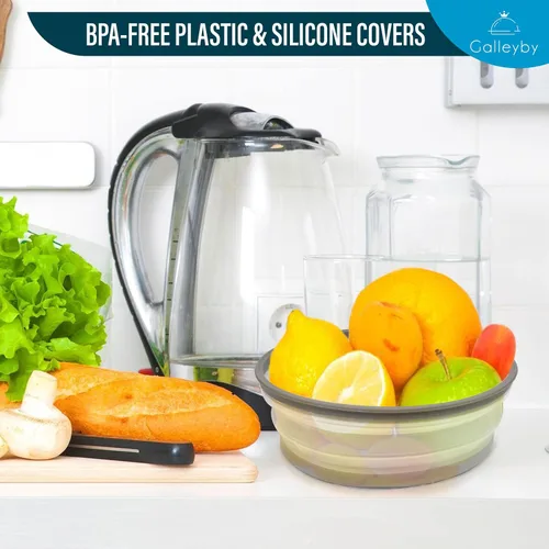 Vista 5 de Funda de silicona para salpicaduras de microondas, apta para lavavajillas, paquete de 1 funda para tapa de microondas para alimentos, diseño