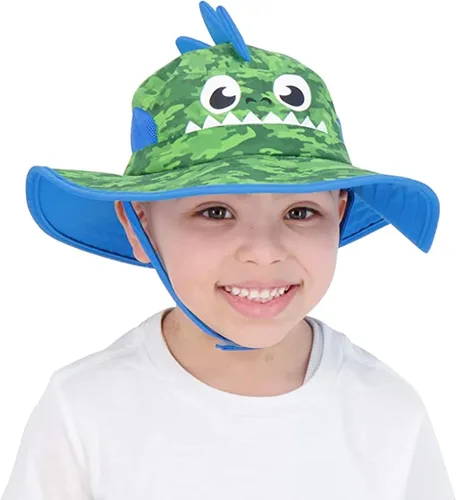 Vista 3 de Kids Sun Hat for Girls & Boys with UV Protection- Toddler Beach Hat for Fishing Safari Play Hat (2-14 Years)