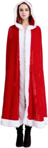 Vista 8 de NOLITOY Hooded Cape Adult Costumes Hooded Cloak Kids Cape Kids Costumes Kids Santa Costume Clothing Child