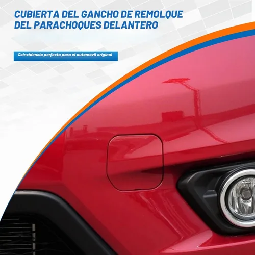 Vista 2 de Cubierta de gancho de remolque para parachoques delantero Compatible con Nissan X-Trail T32 Rogue 2014 2015 2016 Tapa de ojo de remolque 622A0-4CL0A