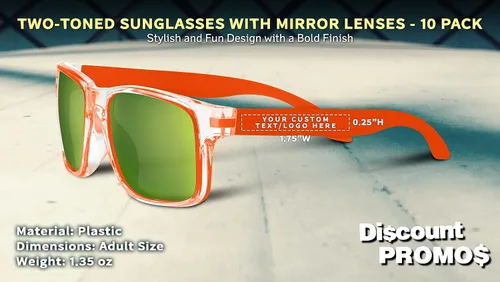 Vista 12 de DISCOUNT PROMOS Gafas de sol con lentes de espejo