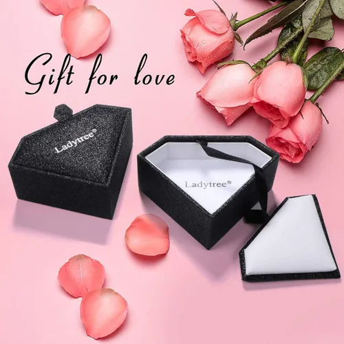 Vista 6 de Collar de plata de ley S925 con diseño de corazón de circonio cúbico, regalo para mujeres adolescentes