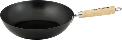 Vista 14 de Helen's Asian Kitchen - Wok de acero al carbono, 8 pulgadas, para porciones individuales o más pequeñas