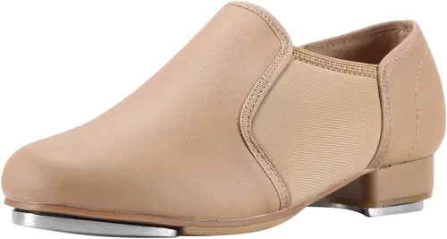 Vista 8 de Linodes Zapatos de baile unisex de piel sintética para mujeres y hombres Negro