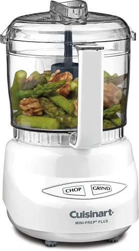 Vista 3 de Cuisinart Mini Prep Plus blanco 3 tazas DLC-2AC