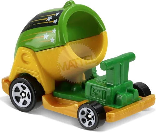 Vista 2 de Hot Wheels 2017 HW Ride-Ons Boom Car (coche de cañón) 163/365, verde y amarillo