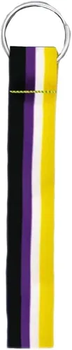 Vista 8 de Paquete al por mayor LGBTQ Pride Flag Lanyard Llaveros - Llaveros de arco iris para llaves de coche, regalos de orgullo, accesorios y eventos LGBTQ+