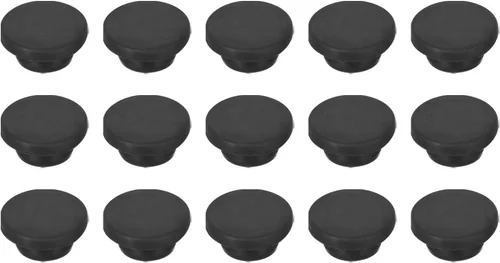 Vista 234 de MECCANIXITY - Tapones de silicona en forma de T (26mm, 1 pulgada de diámetro), color negro
