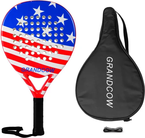 Vista 8 de Raqueta de pádel de fibra de carbono Power Lite Pop Tennis Paddle Paddleball raquetas