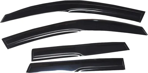 Vista 2 de munirater Reemplazo del deflector de protección contra la lluvia de la visera lateral para Mazda 3 Hatchback 2004-2009