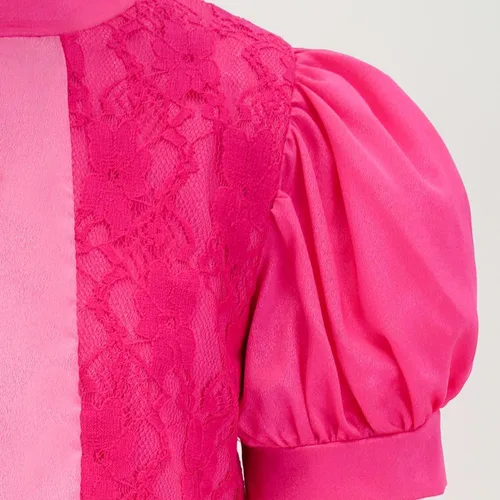 Vista 5 de Disfraz de princesa melocotón para niñas, cosplay, vestidos de princesa melocotón para niñas, vestido de fiesta
