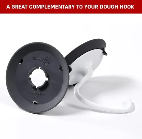 Vista 6 de KneadAce Protector de gancho para masa para ayuda de cocina, evita que tu masa suba y obstruya tu batidora. Accesorio mezclador sin desorden