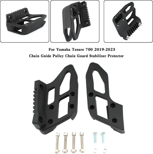 Vista 7 de Polea guía de cadena Estabilizador protector de cadena apto para Yamaha Tenere 700 XTZ 2019+