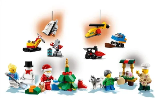 Vista 6 de Lego Calendario de adviento, Ciudad