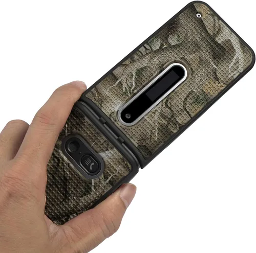 Vista 3 de Nakedcellphone Grid Series - Funda para LG Classic Flip - Camo