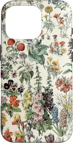 Vista 20 de Cute Flowers Vintage Botanical Flower Illustration Case for iPhone 17