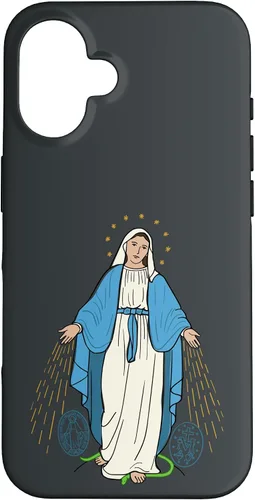 Vista 32 de Nuestra Señora de Gracia - Funda Milagrosa Virgen de la Medalla para iPhone 17