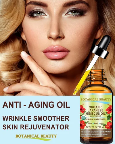 Vista 5 de Botanical Beauty Aceite de HIBISCUS orgánico (Hibiscus Sabdariffa) JAPONÉS 100 Pura Natural Virgen Sin Refinar Prensado en Frío Antienvejecimiento