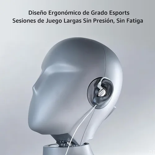 Vista 9 de KZ Starbit IEM - Auriculares para juegos FPS con micrófono, 1DD+1BA Negro