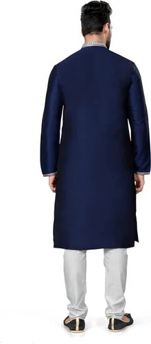 Vista 5 de SK120 - Conjunto de pijama Kurta para hombre, traje de fiesta tradicional indio