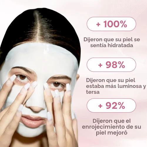 Vista 7 de Quasi - Máscara facial de bio-colágeno para la noche – Mascarilla coreana hidratante – Niacinamida y colágeno de baja molecularidad – Cuidado