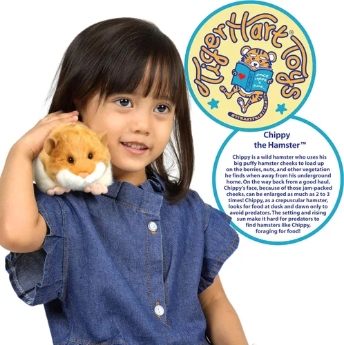 Vista 2 de TigerHart Chippy The Hamster - Peluche de 6.5 pulgadas