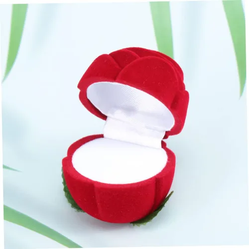 Vista 3 de LABRIMP Caja de almacenamiento de joyería organizador de joyas organizador de joyas cajas de almacenamiento de joyas caja de embalaje de viaje rosas